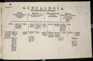 Genealogia, Der letzten Könige in Portugal.