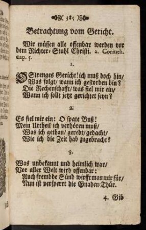 385-392, Betrachtung vom Gericht; Von der Hoell; Betrachtung von der Hoellen