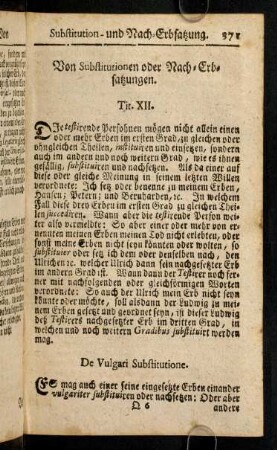 371-377, Titulus XII