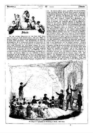 [Rückblick auf die Kulturgeschichte von Deutschland in den Jahren 1847 und 1848] : Schule ; Geschichtskalender