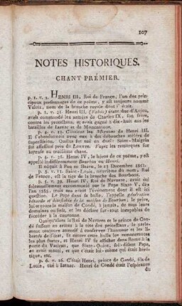 Chant premier.