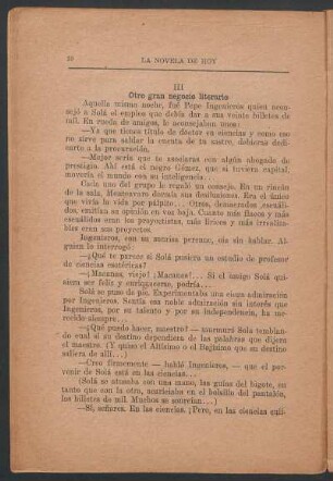 III - Otro gran negocio literario