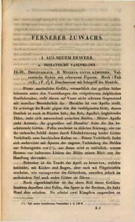 Neu erworbene antike Denkmäler des Königlichen Museums zu Berlin. 2. (1840). - VI, 37 S. : 2 Ill.