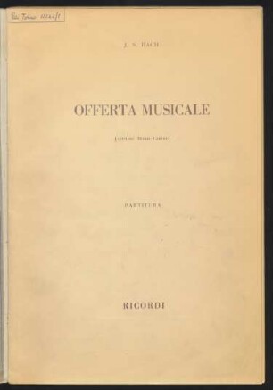 Offerta musicale