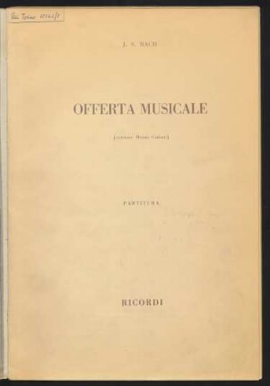 Offerta musicale