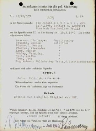 Rebholz, Johann