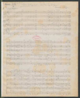 2 Vokalstücke. Arr; brasses