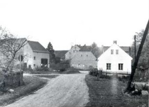 Straßenraum in Pietzschwitz : Dorfsiedlungen - Details. Ort: Běčicy / Pietzschwitz. Dorfplatz in Pietzschwitz