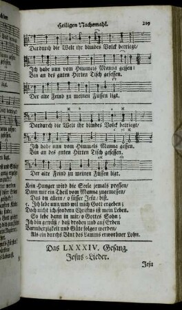 Das LXXXIV. Gesang. Jesus-Lieder. - Das XCVI. Capitel. Liebreizende Jesus-Liebe.
