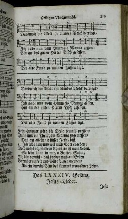 Das LXXXIV. Gesang. Jesus-Lieder. - Das XCVI. Capitel. Liebreizende Jesus-Liebe.