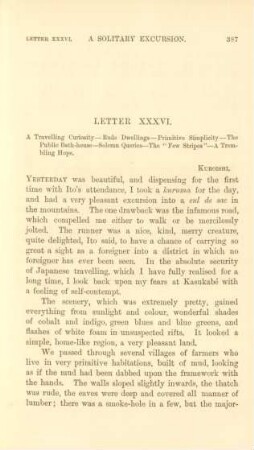 Letter XXXVI. A travelling curiosity ...