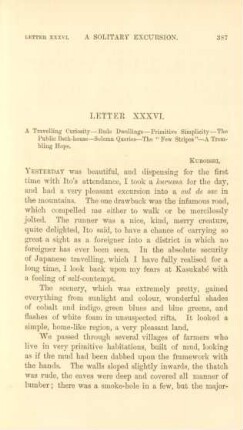 Letter XXXVI. A travelling curiosity ...