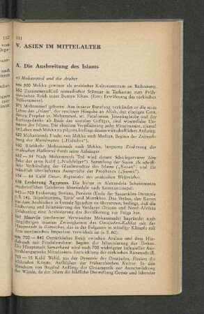V. Asien im MIttelalter