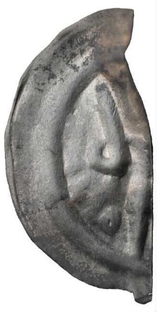 Fundmünze, Brakteat, Moritzpfennig, 1232 - 1253