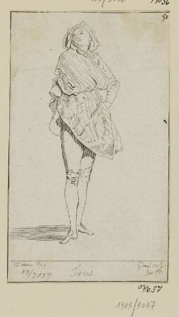 Tircis, Blatt 5 der Folge "Suite de figures"