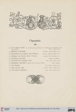 Ölgemälde (Nr. 758-767)