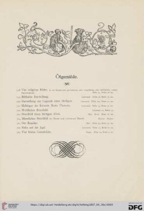 Ölgemälde (Nr. 758-767)
