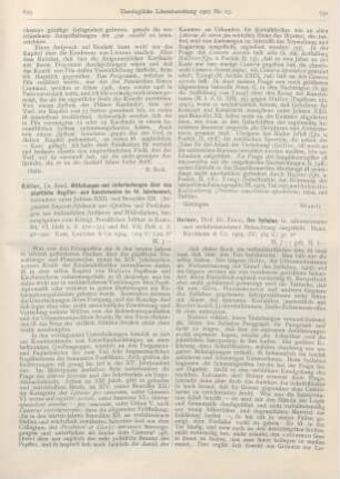 630-632 [Rezension] Heiner, Fanz, Der Syllabus in ultramontaner und antiultramontanerBeleuchtung dragestellt
