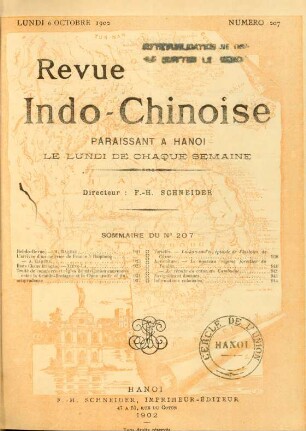 Lundi 6 Octobre 1902. Numero 207