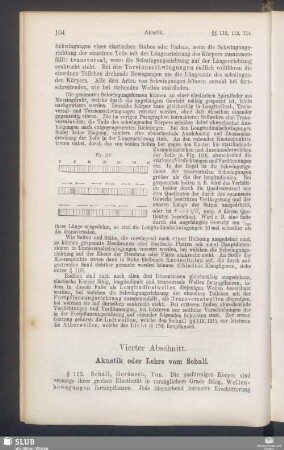 Vierter Abschnitt. Akustik oder Lehre vom Schall