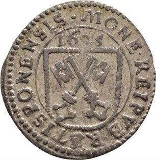 Münze, 2 Kreuzer, 1/2 Batzen, 1625