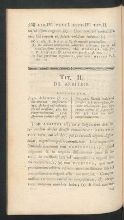Tit. II. De Arbitris