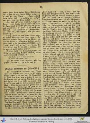 Deutsche Gedanken am Jahresschluß.