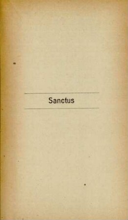Sanctus