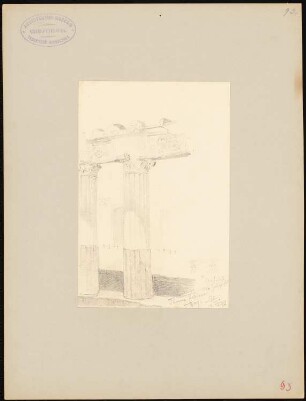Stabianer-Thermen, Pompeji: Säulen