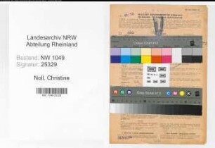 Entnazifizierung Christine Noll , geb. 29.07.1895 (Postbeamtin)