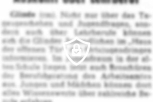 Auskunft über Lehrberuf