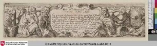 [Titelblatt zur Serie "Frises offrant des Trophées. D`après le Polydore."]