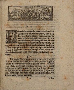 Diss. inaug. med. de febribus inflammatoriis