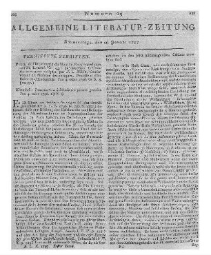 Erklärung dunkler Fabeln und Traditionen des Alterthums von Adam, Seth, Henoch, Noah, Abraham, Joseph und Moses. Zur Erläuterung wichtiger Symbolen u. geheimer Lehren früher und später Zeiten und als Aufschluss über den Ursprung, Natur und Fortpflanzung einer heiligen Wissenschaft, Schrift und Sprache unter den Stammvätern des Menschengeschlechts. Leipzig: Sommer 1794