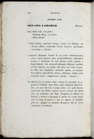Genere XXIV. Melania Lamarck