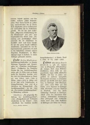 Palmer, Christian David Friedrich