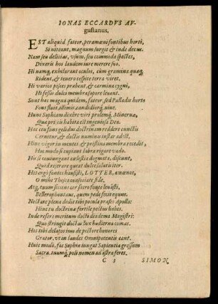 Ionas Eccardus Augustanus.