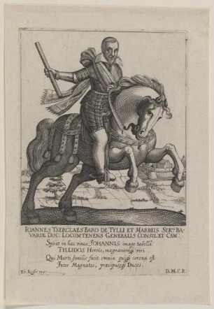 Bildnis des Ioannes Tserclaes de Tilly et Marbeis