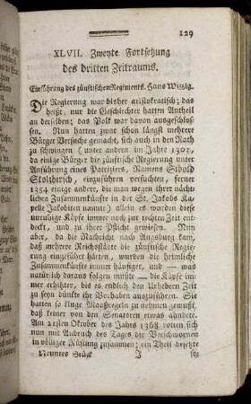 XLVI. Die Bestimmung - L. Die leidende Unschuld