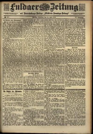 Ausgabe vom Dienstag, den 24. Juli 1900.