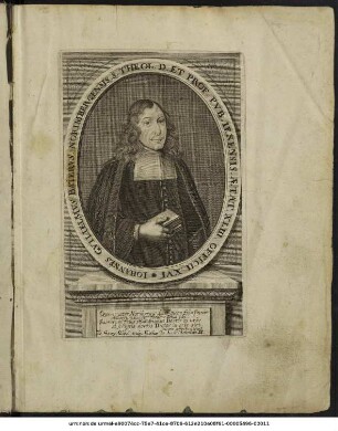 Joh. Guilielmi Baieri S. Theol. D. Et Prof. Publici Compendium Theologiae Positivae : Adiectis Notis amplioribus, Quibus Doctrina Orthodoxa, ad Paideian Academicam explicatur, Atque Ex Scriptura Sacra, eique innixis Rationibus Theologicis confirmatur: allegatis subinde Scriptis Dictisque B. Johannis Musaei & plurium Theologorum Orthodoxorum consentientium