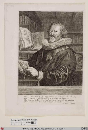 Bildnis Gerardus Joannis Vossius (eig. Gerrit Jansz. Vos)