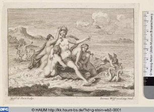 Venus auf dem Wellenthron und Neptun