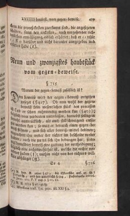 Neun und zwanzigste - Siben und dreissigstes haubtstück