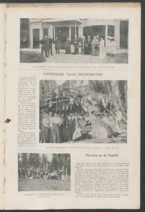 Sociedad "Los Incógnitos"