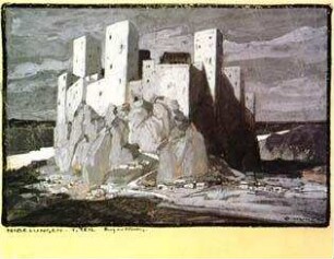 Entwurf zu "Die Nibelungen" (1922-1924)