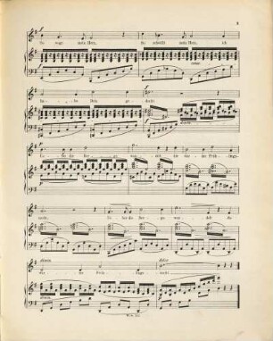 Drei Lieder : von Geibel für eine Sopranstimme ; Op. 18