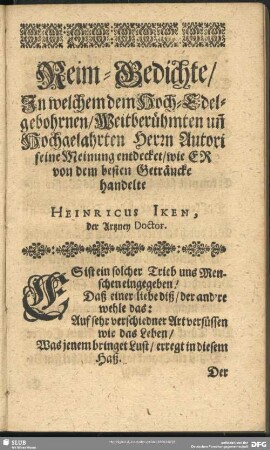Reim-Gedichte