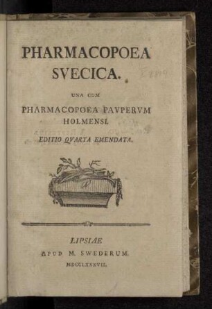 Pharmacopoea Svecica