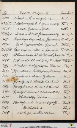 Präparate Nr. 2101-2200